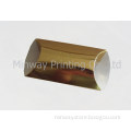 2014 Cheapest Customized Paper Pillow Box Luxury Gold Paper Pillow Paper Box Wholesale Manufacturer in China
